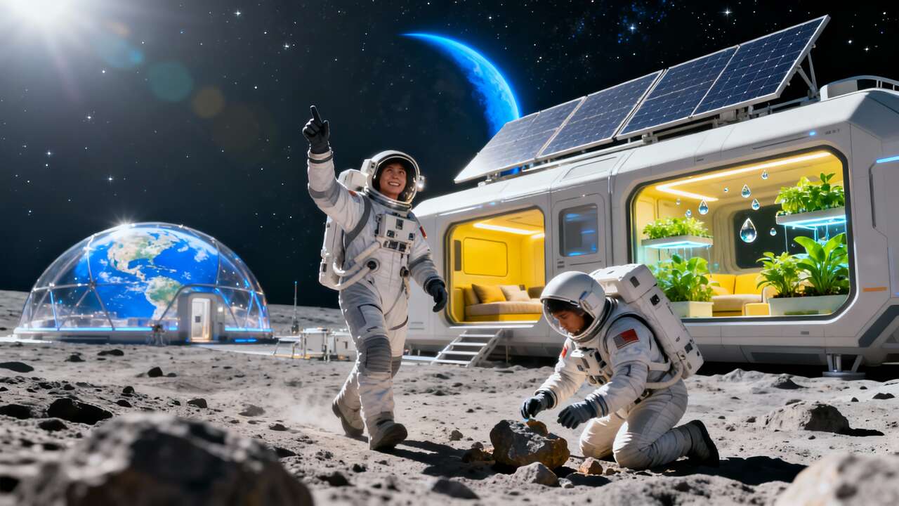 Habiter sur la Lune : rêve réalisable ?