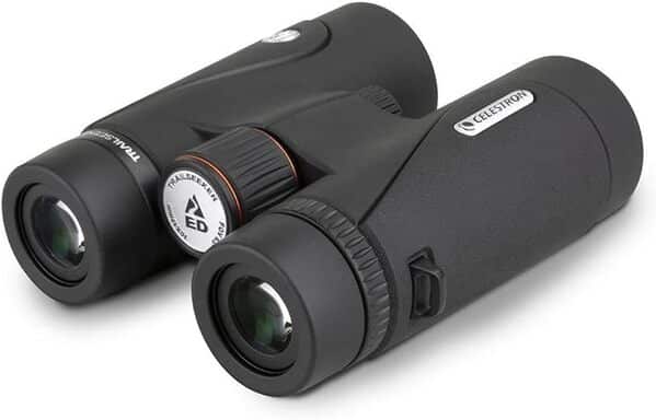 Celestron 71407 TrailSeeker Ed 10 x 42 Roof Prism Binocular, Fully Multi-Coated Lens, BaK-4 Prism Glass - Black