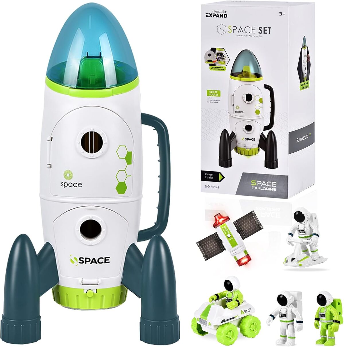 Test du jouet fusée spatiale Aragallant avec effets sonores et lumineux