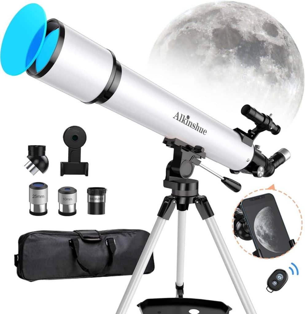 Test du télescope astronomique 80mm, puissance et transportabilité