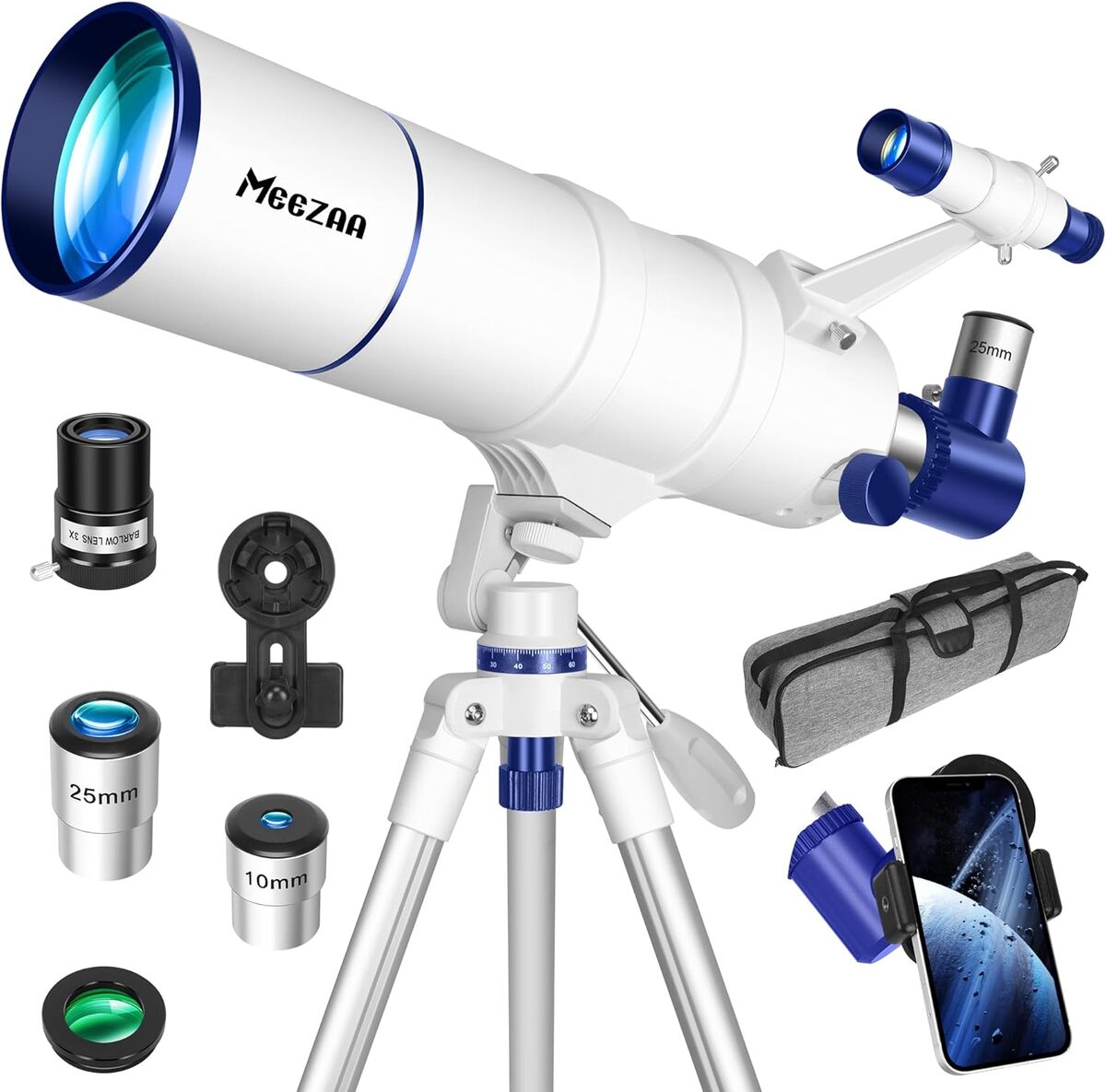 Test du télescope MEEZAA 90 mm : performance et portabilité