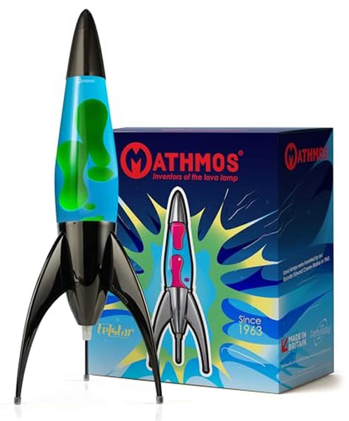 Test de la lampe à lave Mathmos Telstar Noir : design iconique et couleurs captivantes