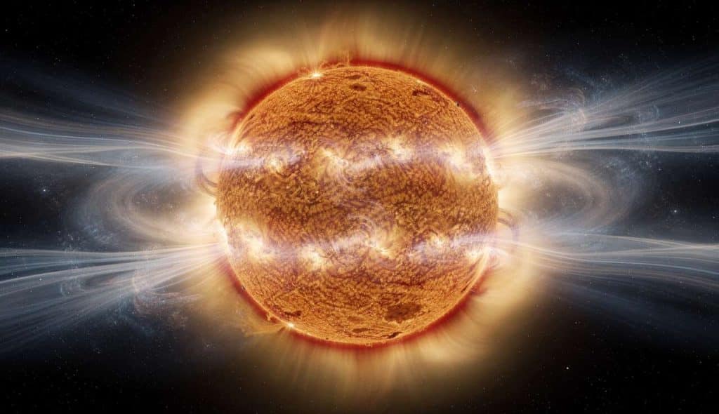 Structure du Soleil : chromosphère, couronne et Vent Solaire