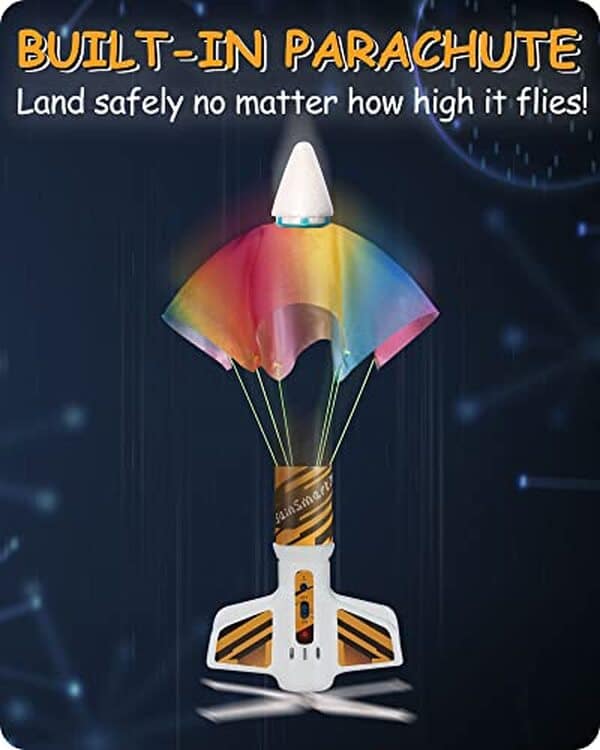 Découvrez notre test du jouet de fusée SainSmart Jr. avec parachute intégré : caractéristiques, performances et avis pour un envol réussi
