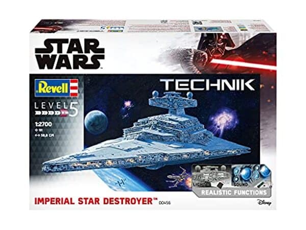 Découvrez notre test complet du modèle de vaisseau star wars Revell Technik destroyer stellaire impérial et plongez dans l'univers galactique avec cet incroyable kit de montage élégamment détaillé.
