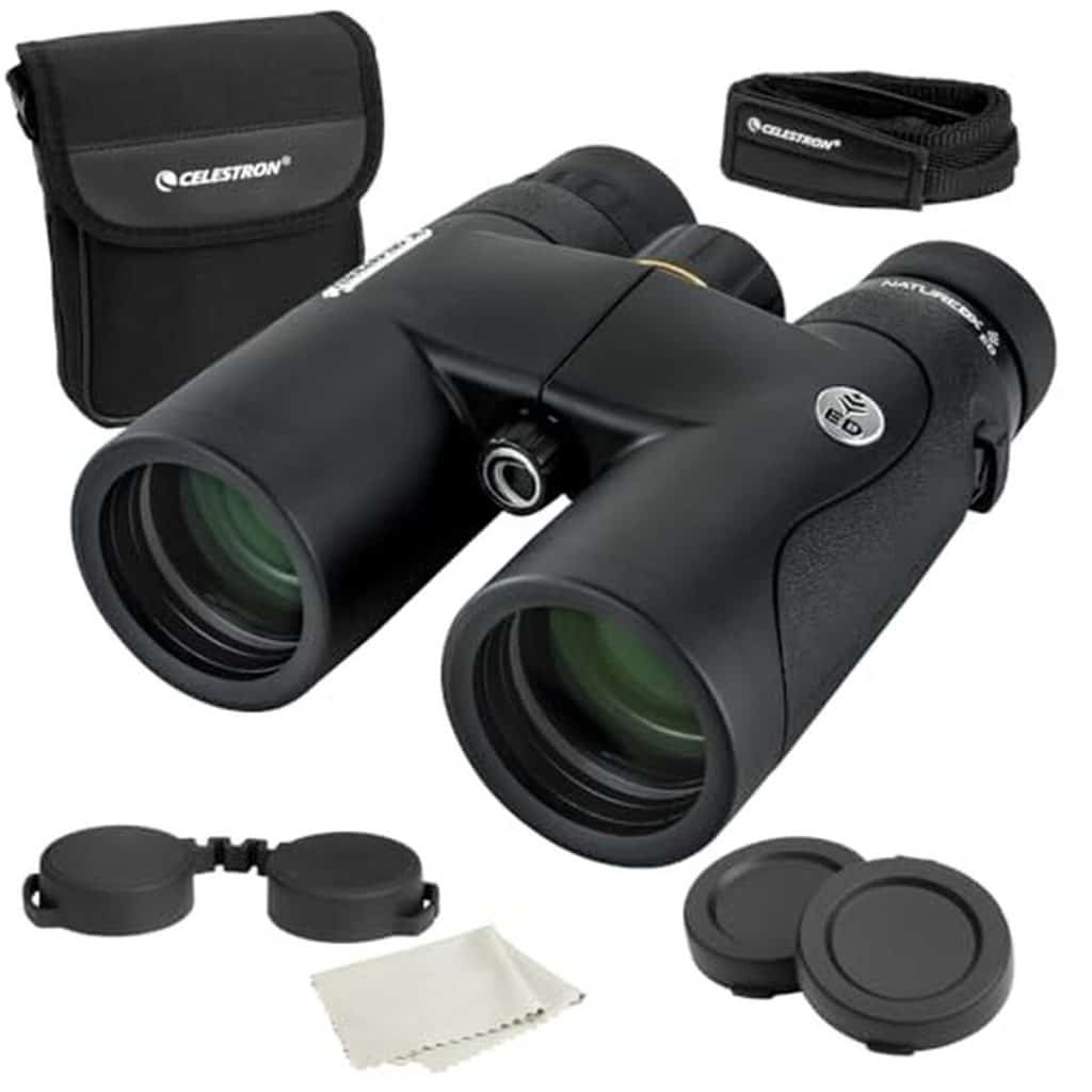 Binocolo Celestron Nature DX ED 8x42 – Vetro ED, Prisma BaK-4, Impermeabile, Per Birdwatching E Outdoor